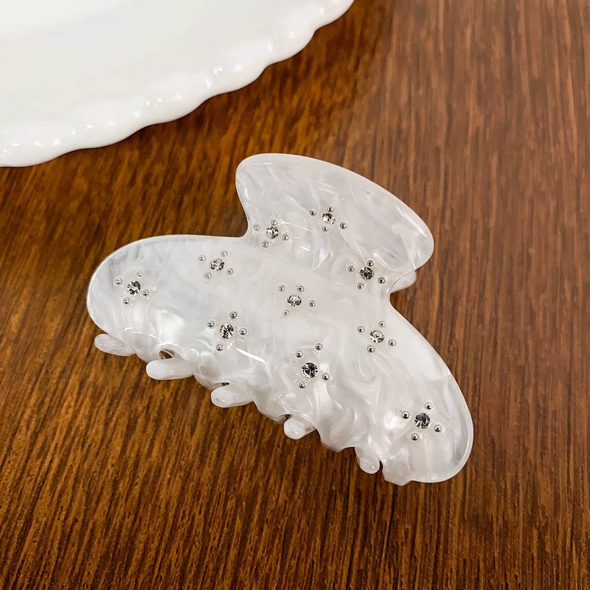 Rhinestone Acrylic Hair Claw ? 6.5cm Chic Clip_CWAHA1485
