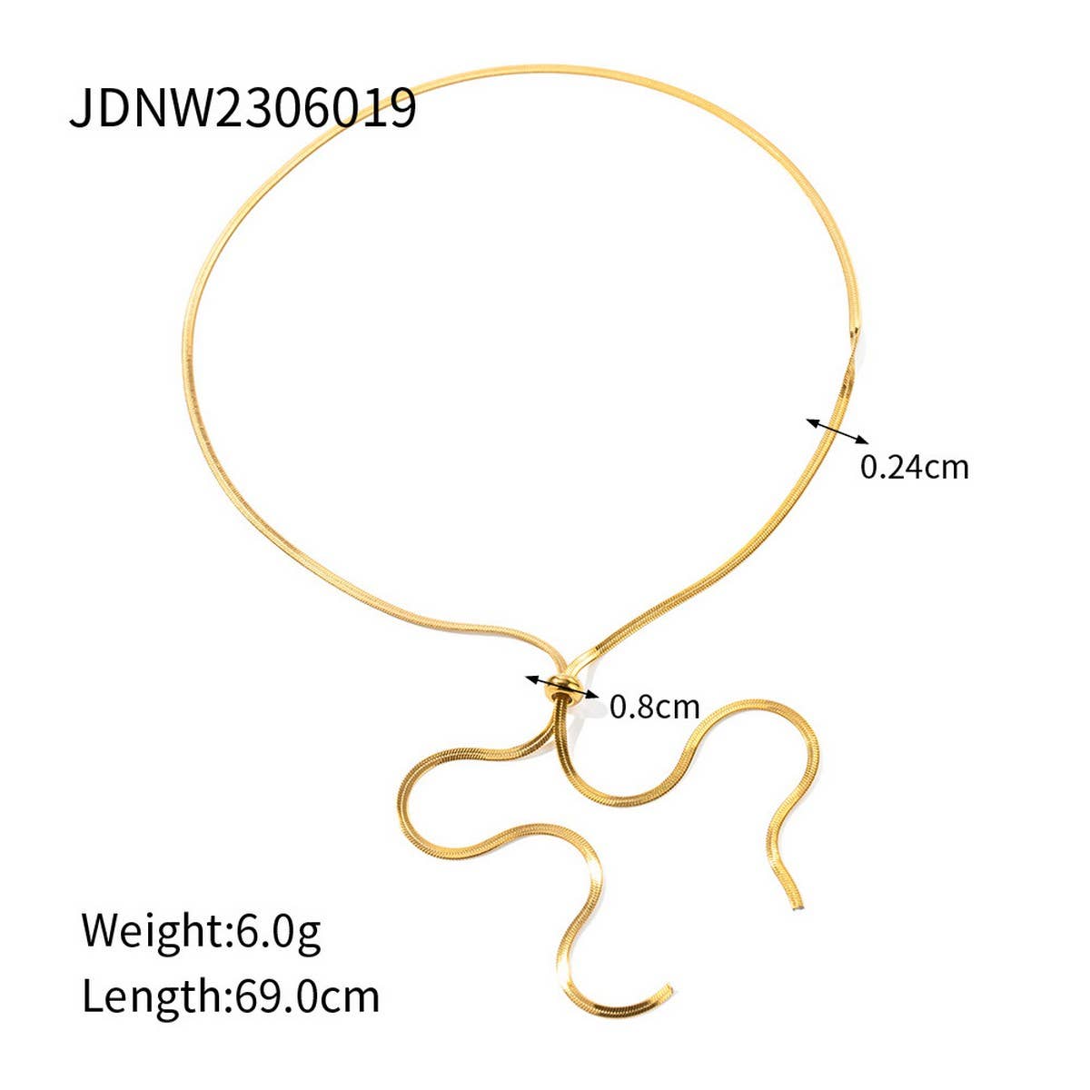 FASHIONABLE AND SIMPLE PULL-OUT NECKLACE_CWAJE1380
