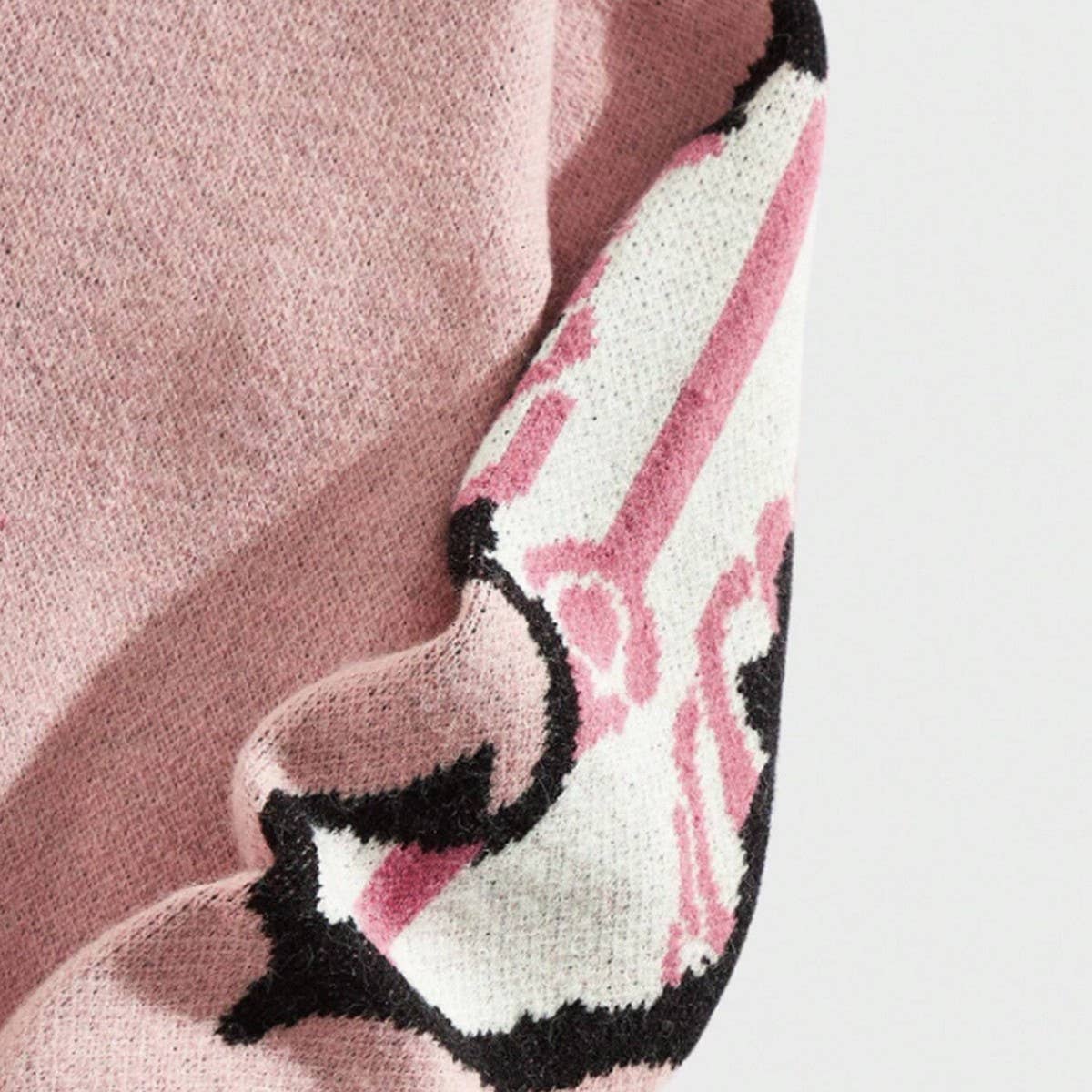 Crew-neck pullover long-sleeved Halloween sweater