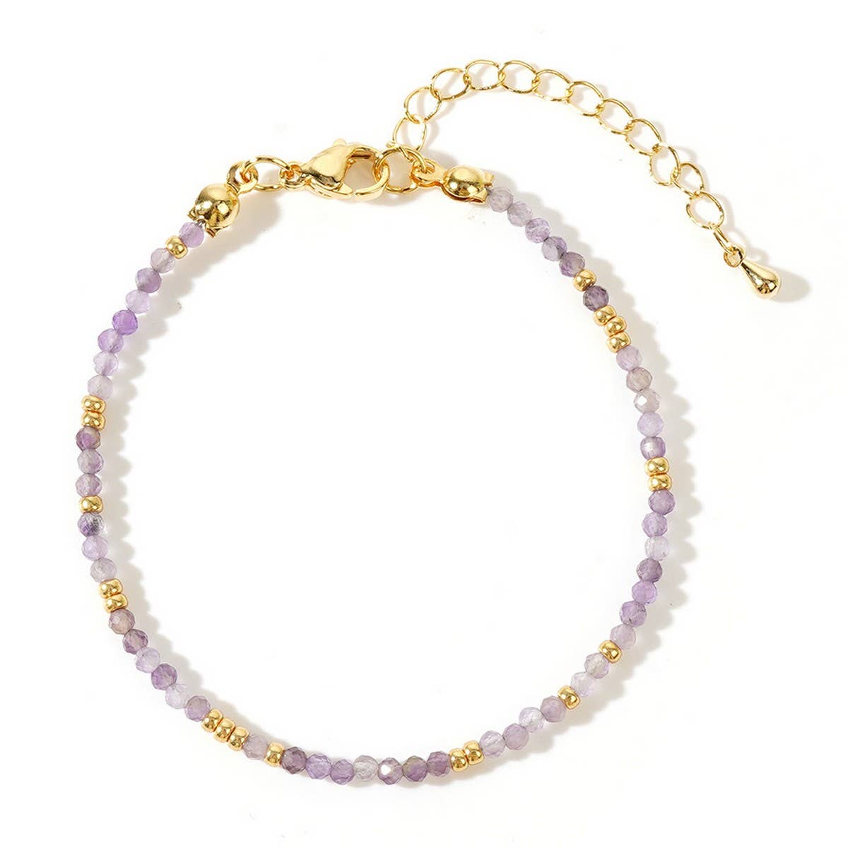 BOHEMIAN COLORFUL NATURAL STONE BEAD BRACELET_CWMM3857