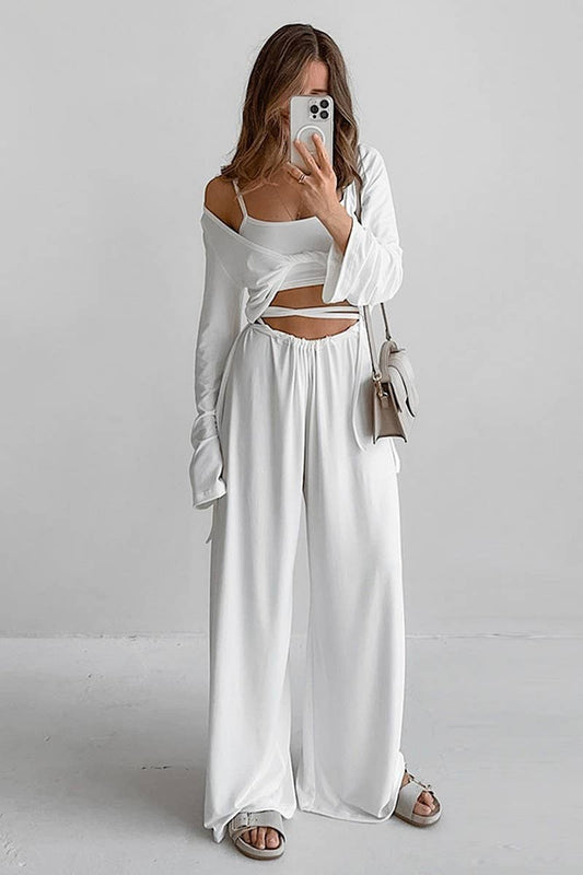 CWSPJ0323_LONG-SLEEVED TROUSERS AND SUSPENDERS PAJAMAS SET