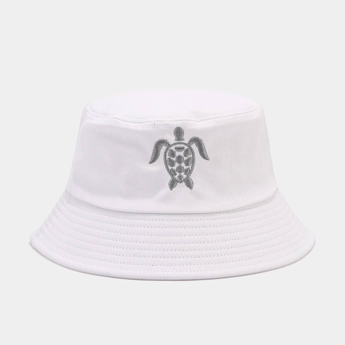 SUN PROTECTION VISOR EMBROIDERED BUCKET HAT_CWAH1570