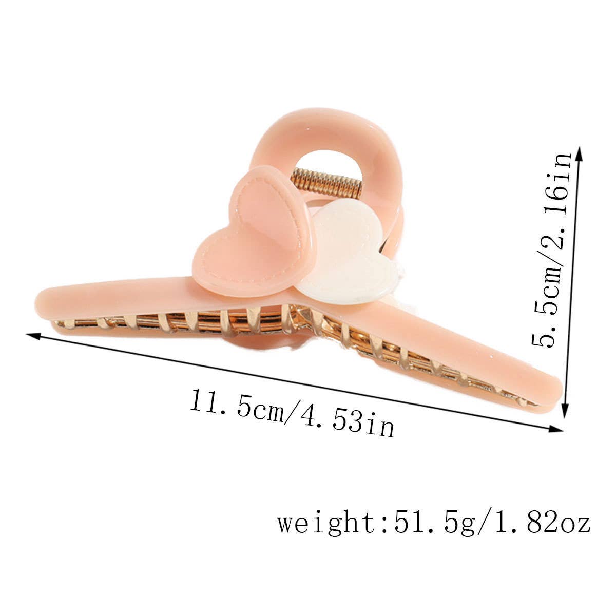 SWEET AND VERSATILE HEART HAIRPIN
