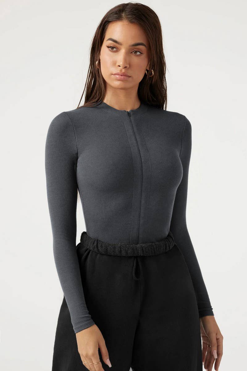 CWSJS1748_ALL-MATCH TIGHT KNIT JUMPSUIT