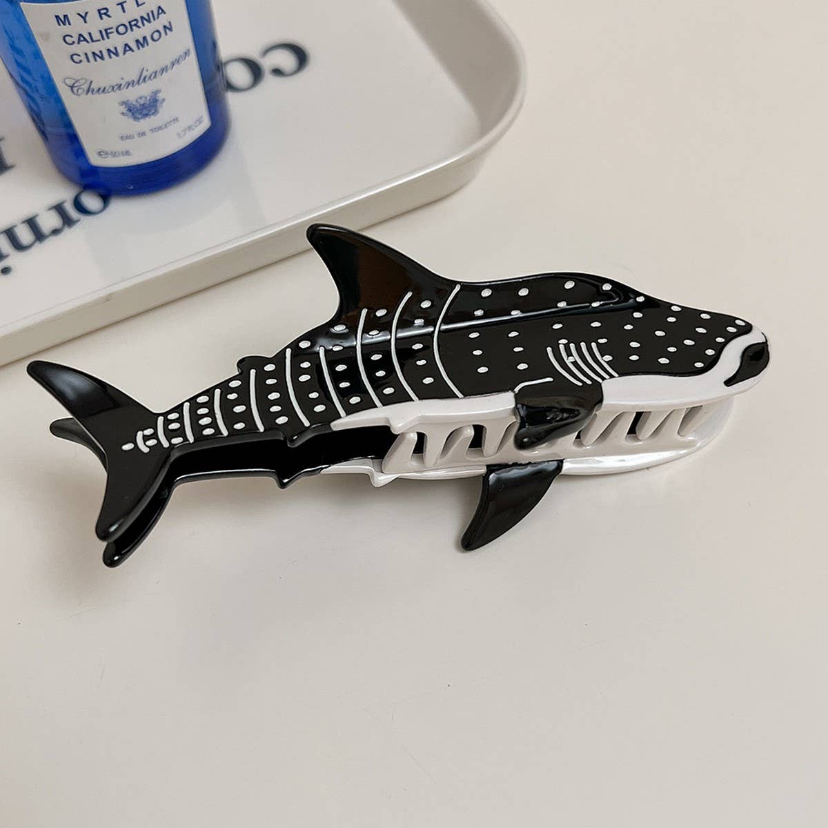 Ocean Animal Acetate Claw Clip ??Shark & Whale_CWAHA5703