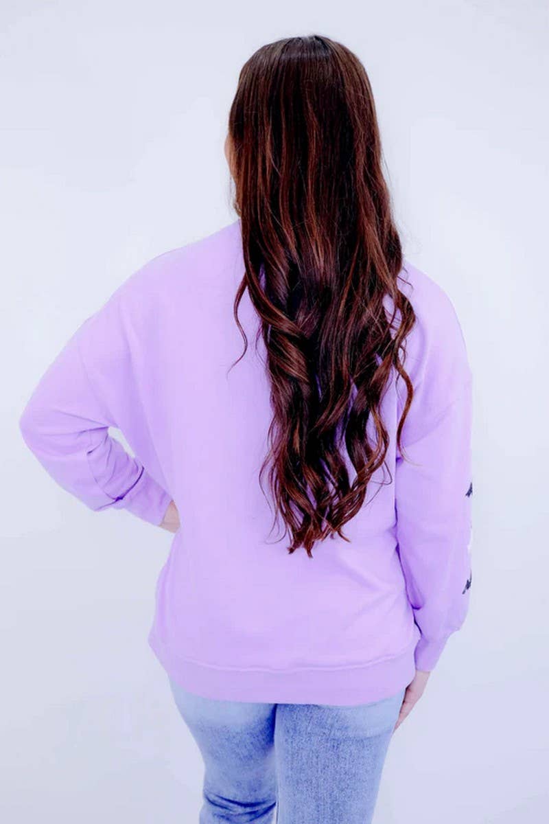 CWTBLL01245_HALLOWEEN SEQUIN SKELETON LONG SLEEVE SWEATSHIRT