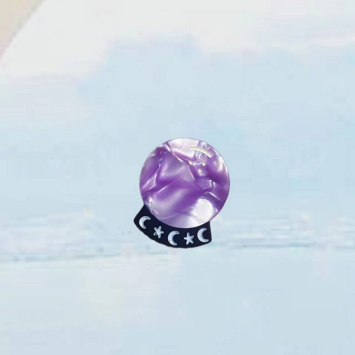 CWAHA4499_FUNNY SIDE CLIP WITH STAR MUSHROOM HAIR CLIP