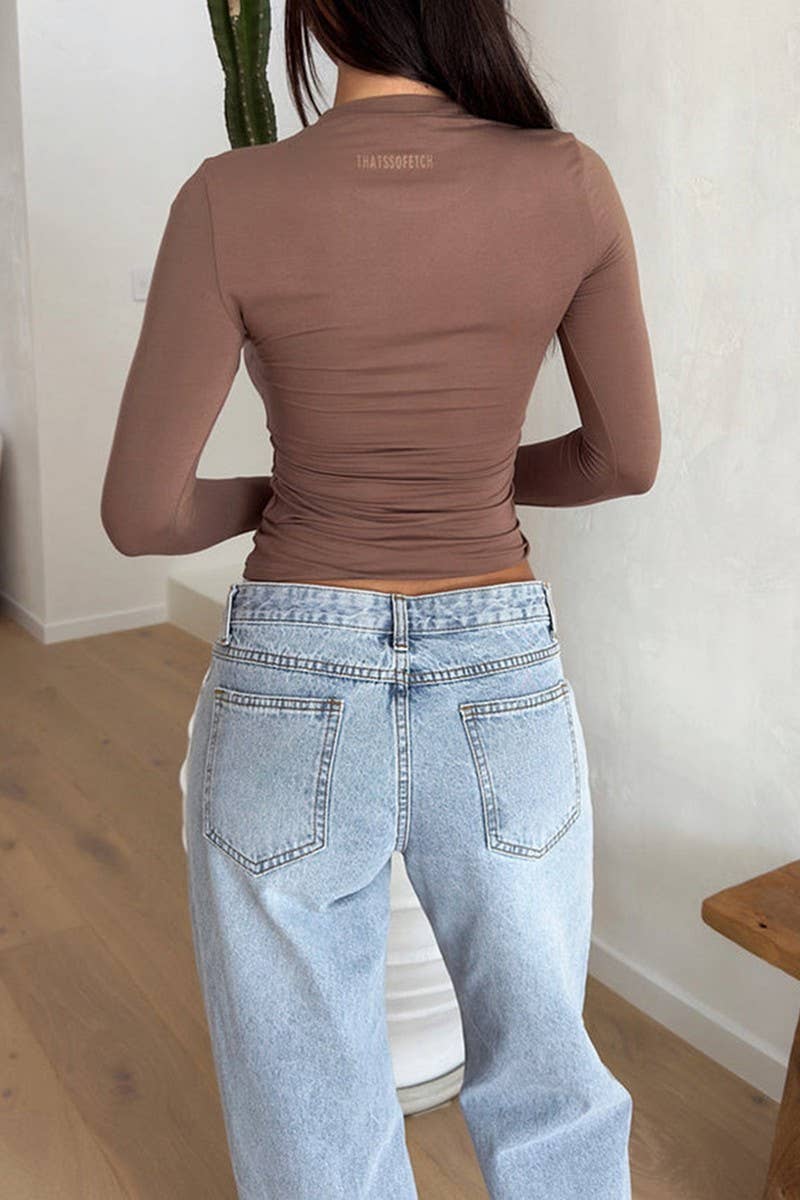 CWTSTL1113_Round Neck Long Sleeve Top