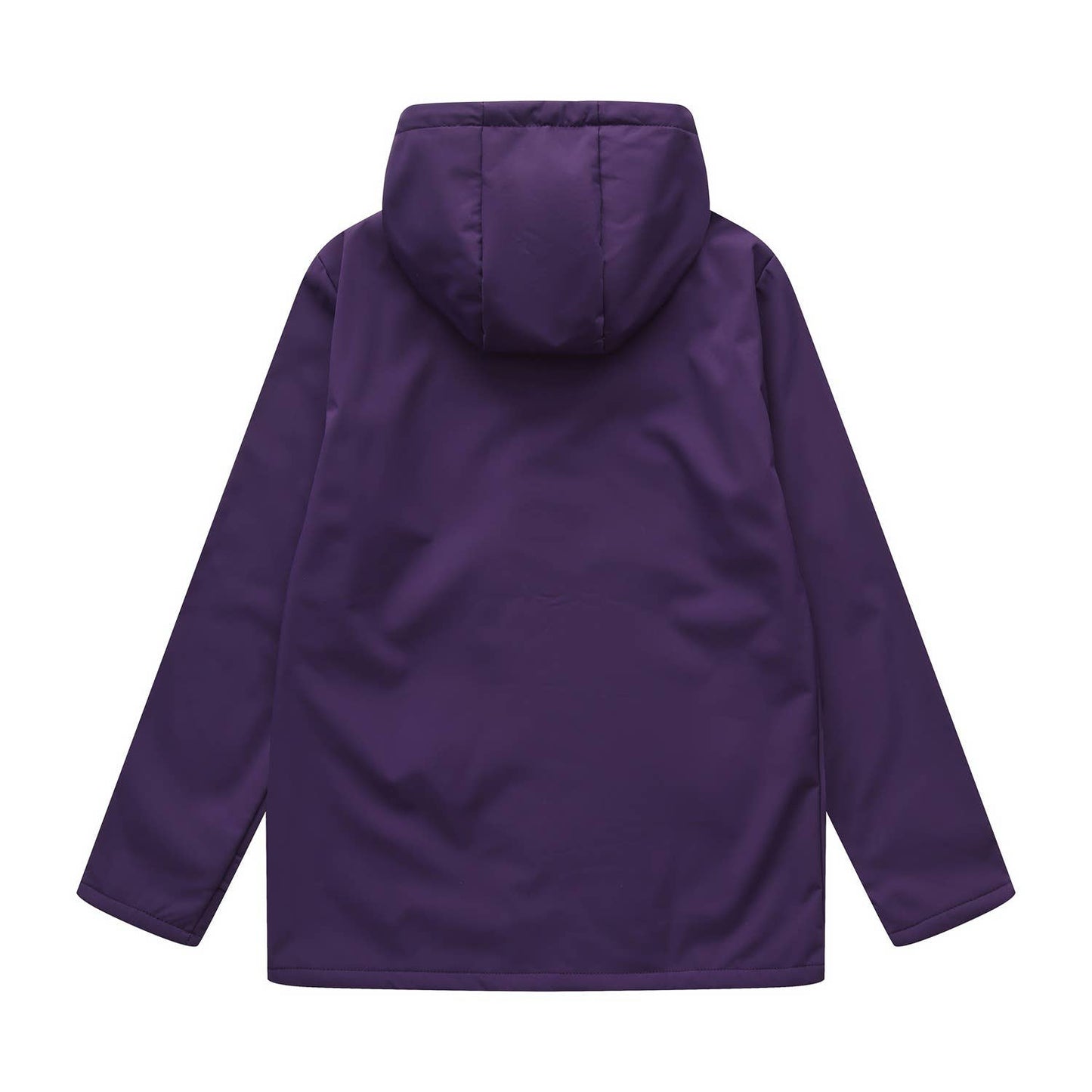Composite fleece waterproof hooded windbreaker