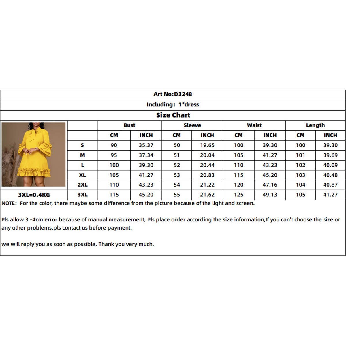 LOOSE CASUAL PLUS SIZE LOTUS LEAF SLEEVE TIE DRESS