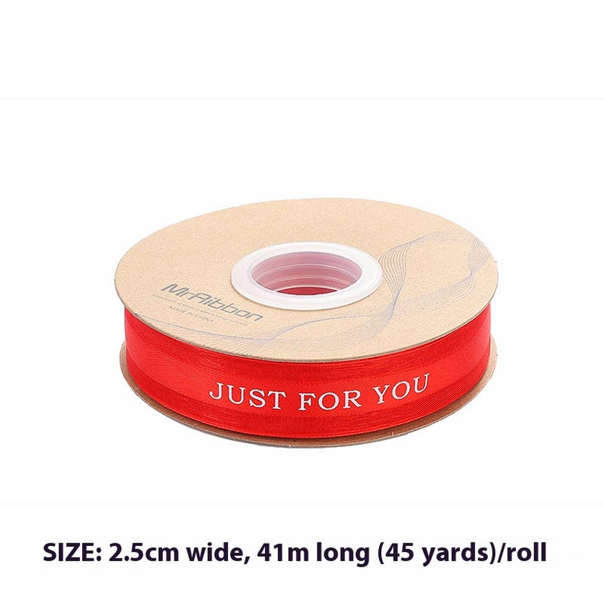 2.5CM FLOWER PACKAGING RIBBON BOW RIBBON_CWMM5784