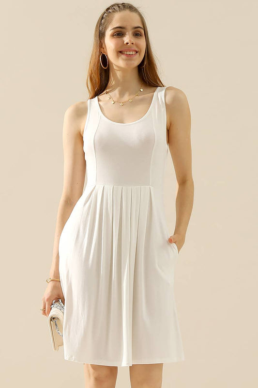 CWDSD10386-P_PLUS SIZE CASUAL SLEEVELESS PLEATED DRESSES