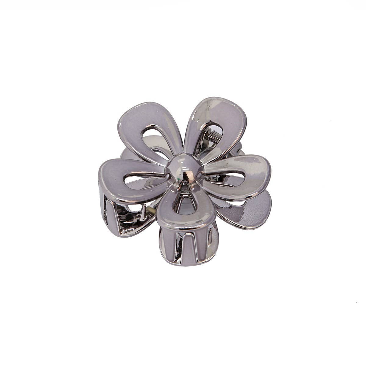 Gold Silver Egg Flower Large Hair Claw Elegant
