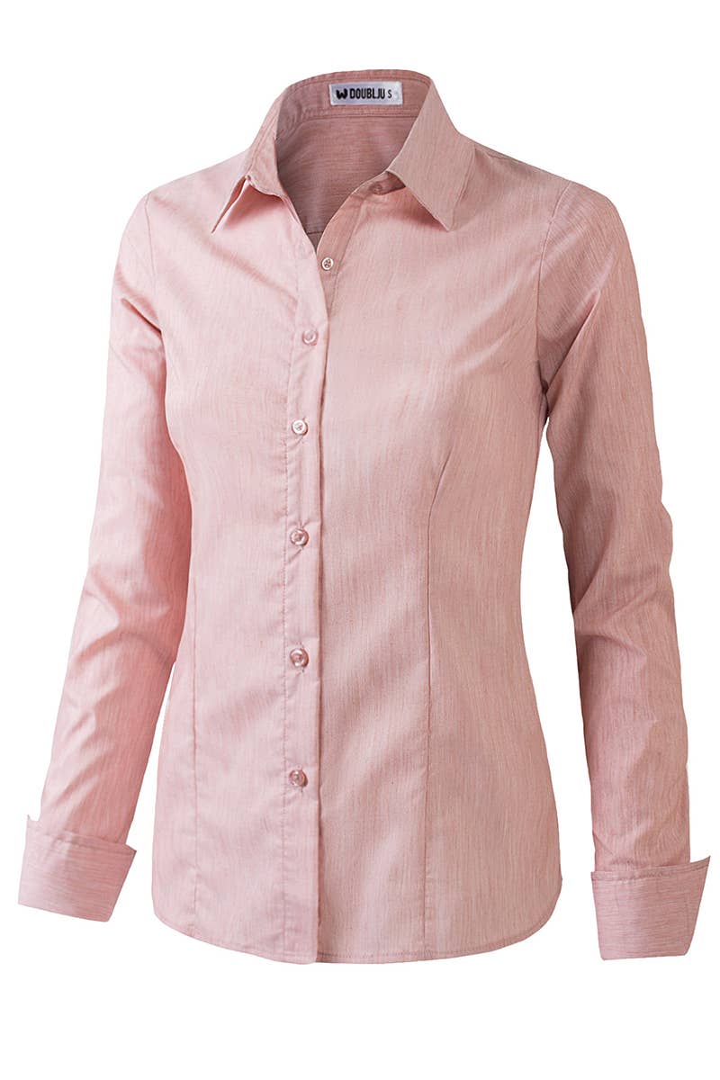 CWTDSL028_Button Down Long Sleeve Collared Shirts