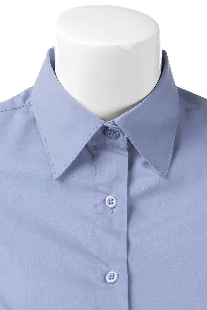 CWTSTS118_Slim Classic Short Sleeve Button Down Collar Shirt