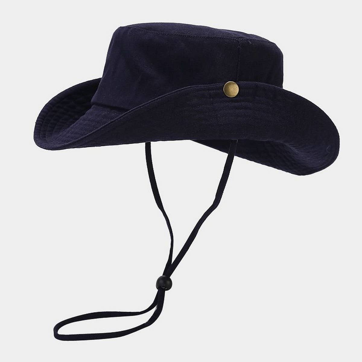 Foldable Washed Cotton Fisherman Hat for Outdoor_CWAH3791