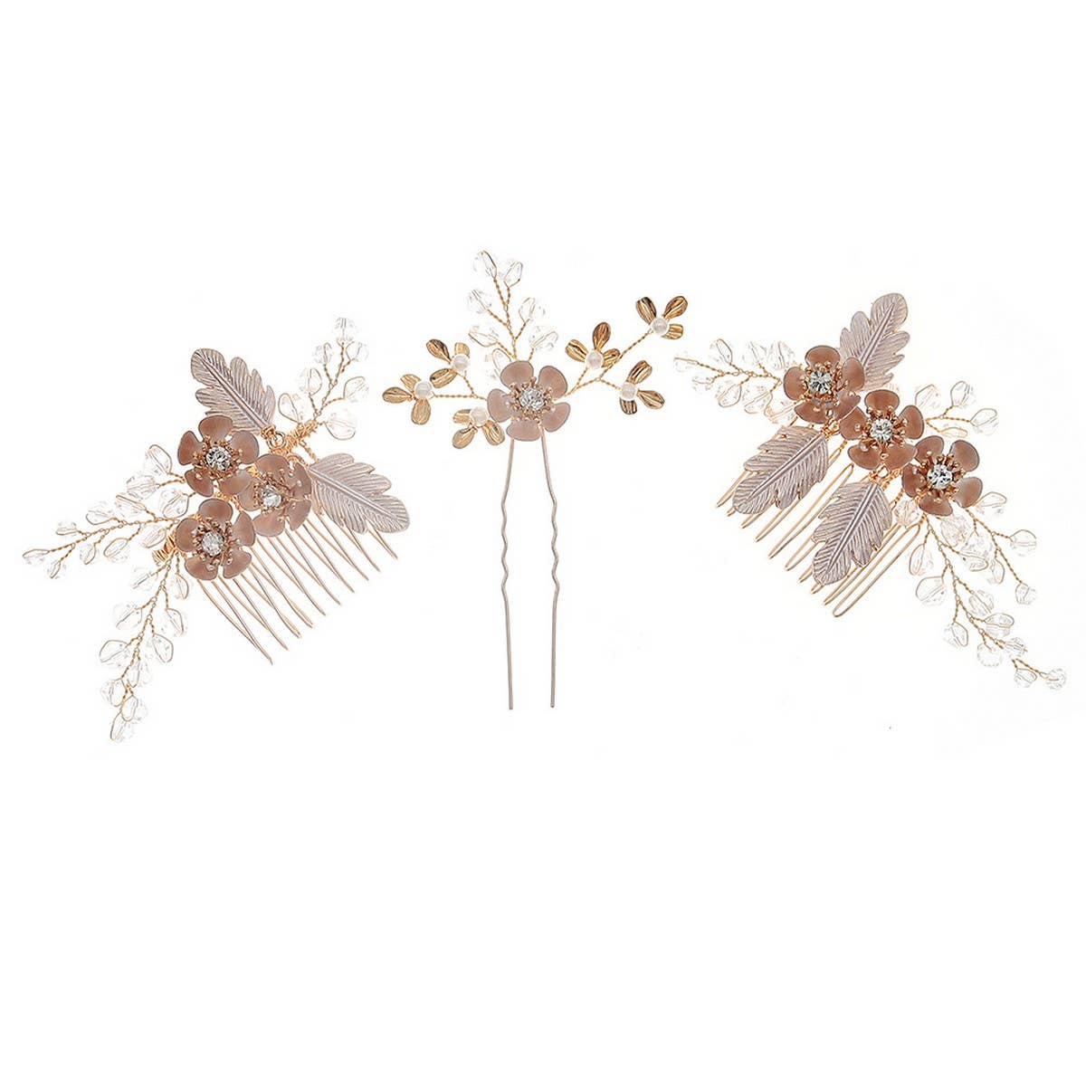 WEDDING HANDMADE FLOWERS BRIDAL HAIR ACCESSORIES
