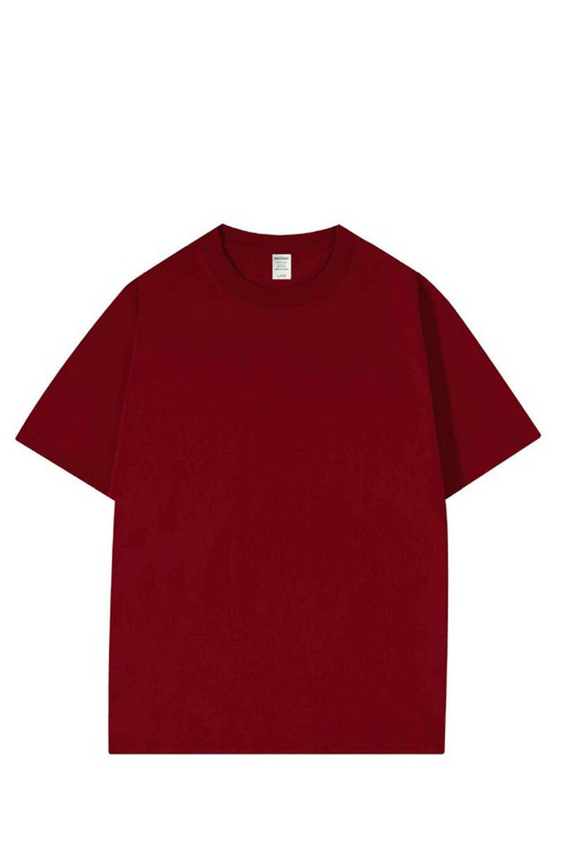 CWTSTS00821_HEAVY COTTON T-SHIRT CUSTOM LOGO UNISEX