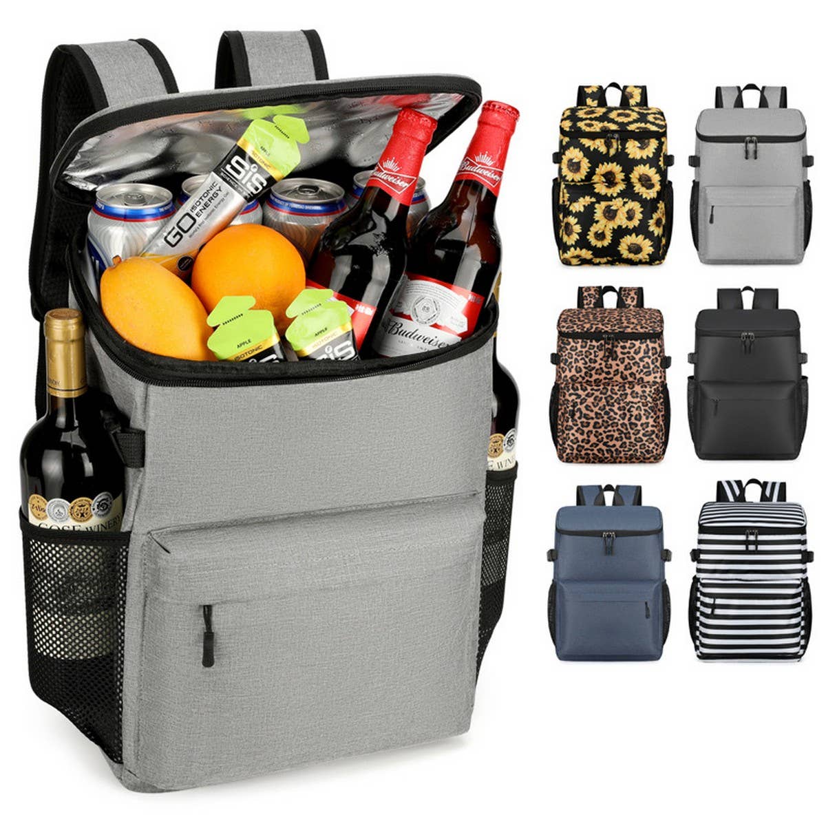 Large Insulated Cooler Backpack for Outdoor Use_CWAB5445