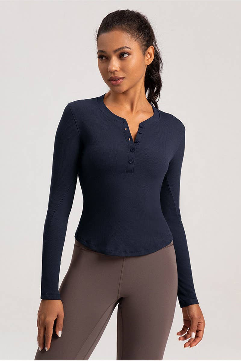 CWTBLL2921_MODAL SPORTS YOGA WEAR T-SHIRT TOP