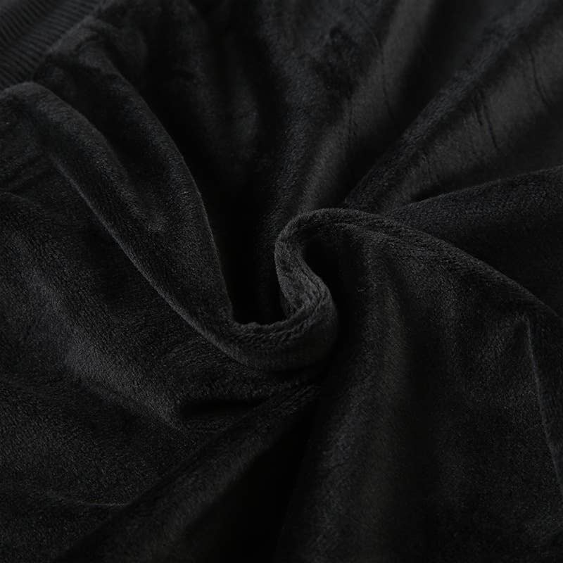 Contrasting color star hot drill short pants