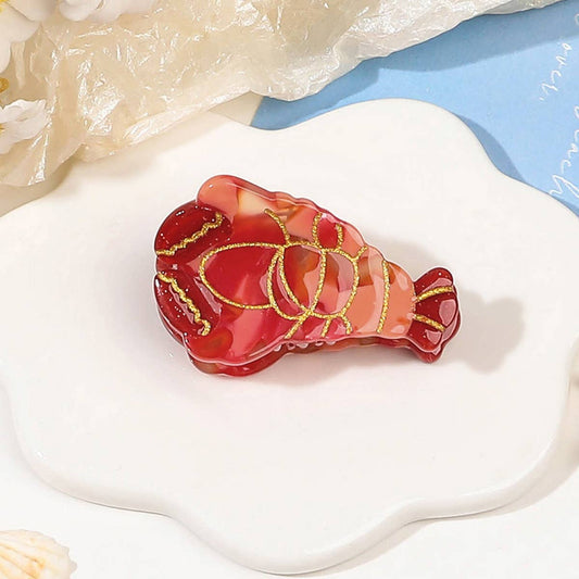 CUTE OCEAN STARFIS,SEA SNAIL SMALL ACETATE HAIR CLAW CLIPS