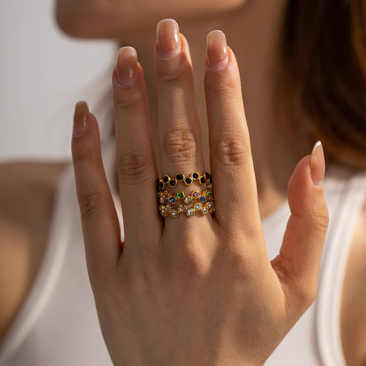 STYLISH AND PERSONALIZED SNAKE-SHAPED DESIGN RING_CWAJE1393