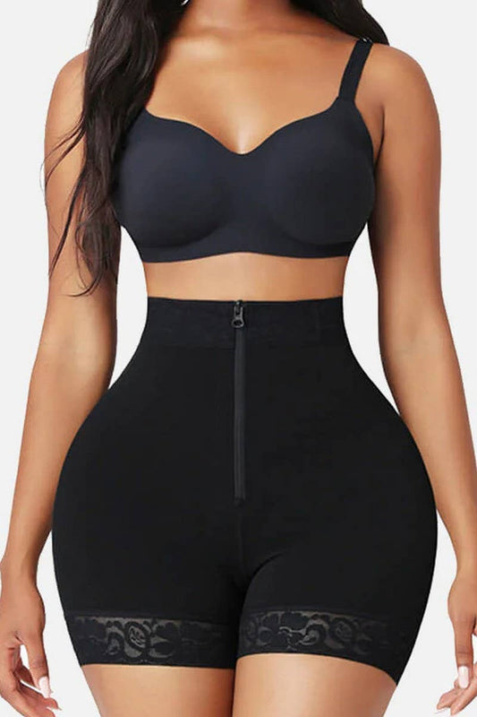 CWMT0009_LACE TUMMY SHAPING WAIST ELASTIC SHAPING PANTS