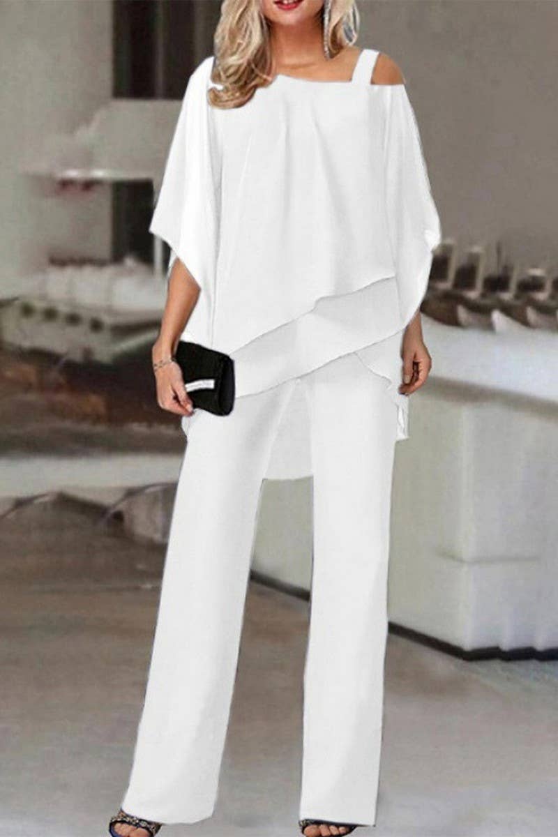 CWSTB2018_SOLID BATWING SLEEVE TOP AND PANTS LOUNGE SET