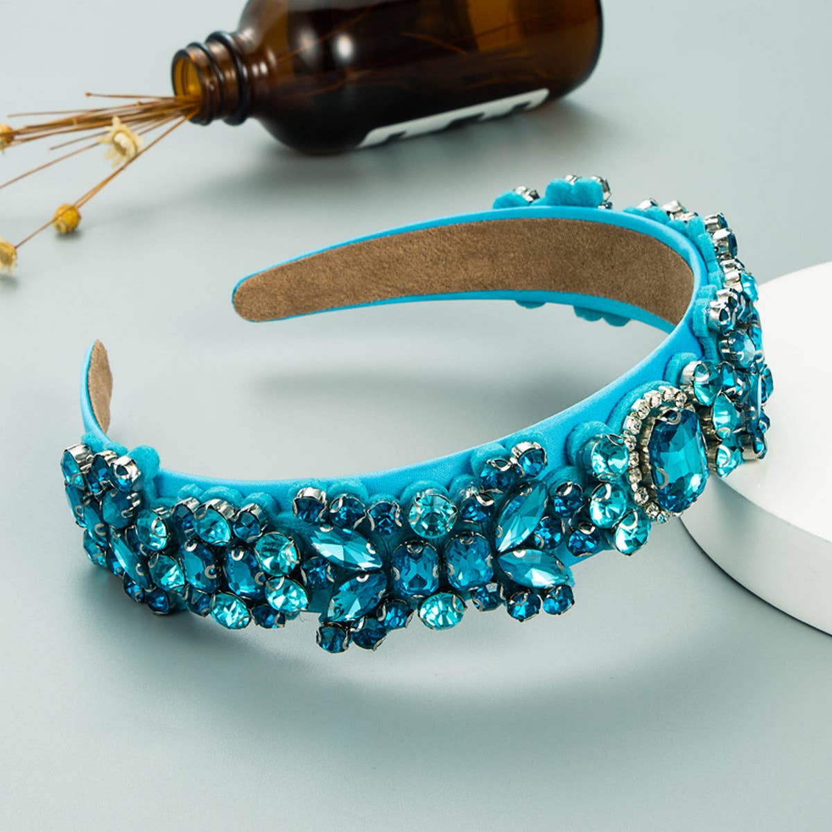 FASHION RETRO DIAMOND HEADBAND_CWAHA1981
