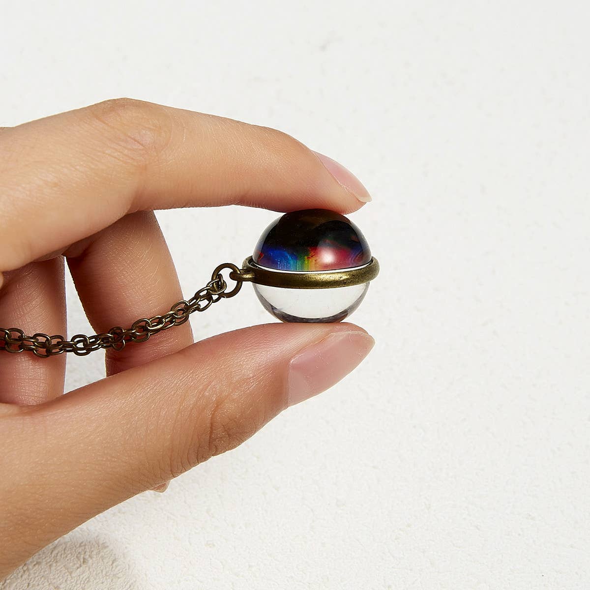 FASHION GALAXY UNIVERSE LUMINOUS NECKLACE_CWAJE2430