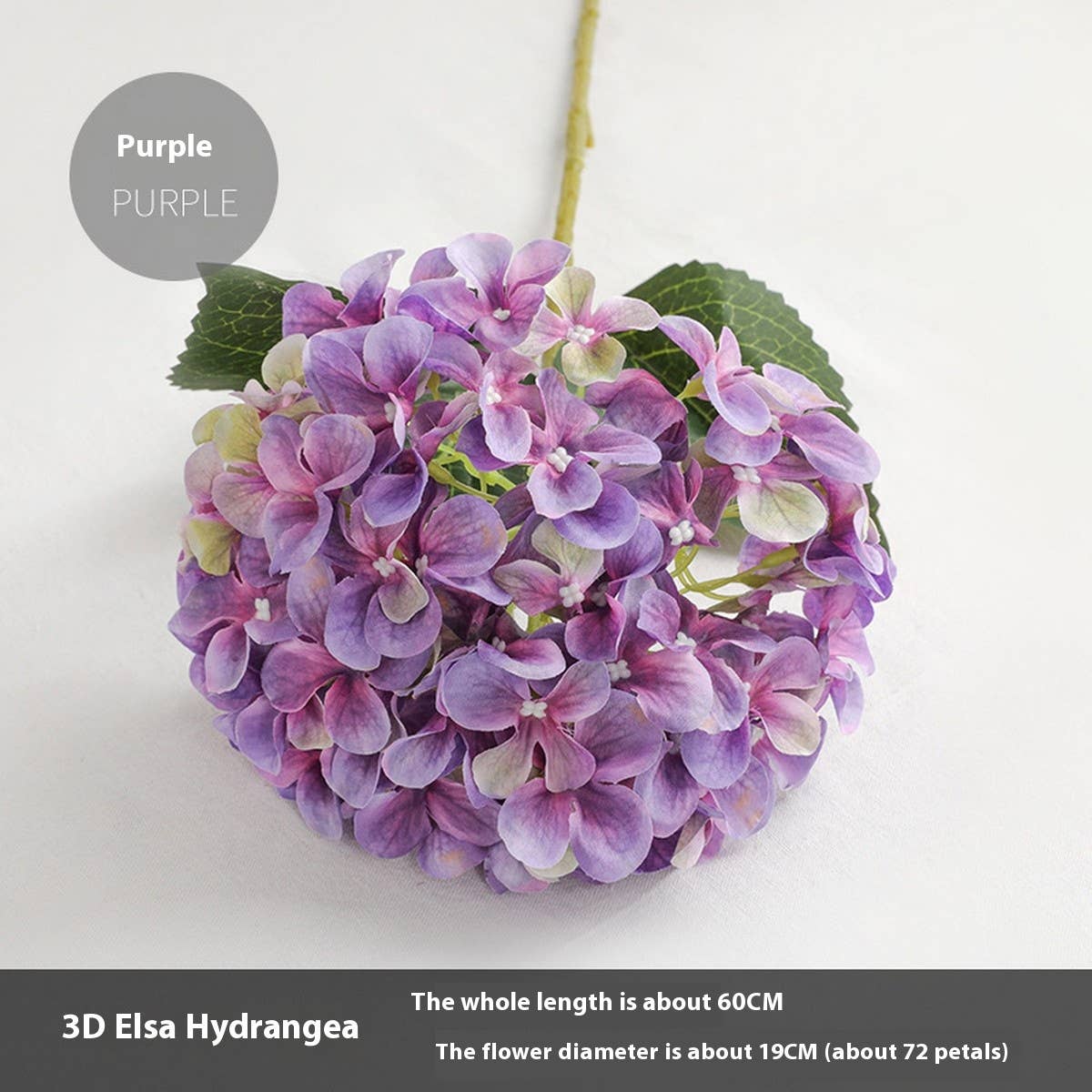 Wedding Decor Artificial Large Hydrangea Bouquet