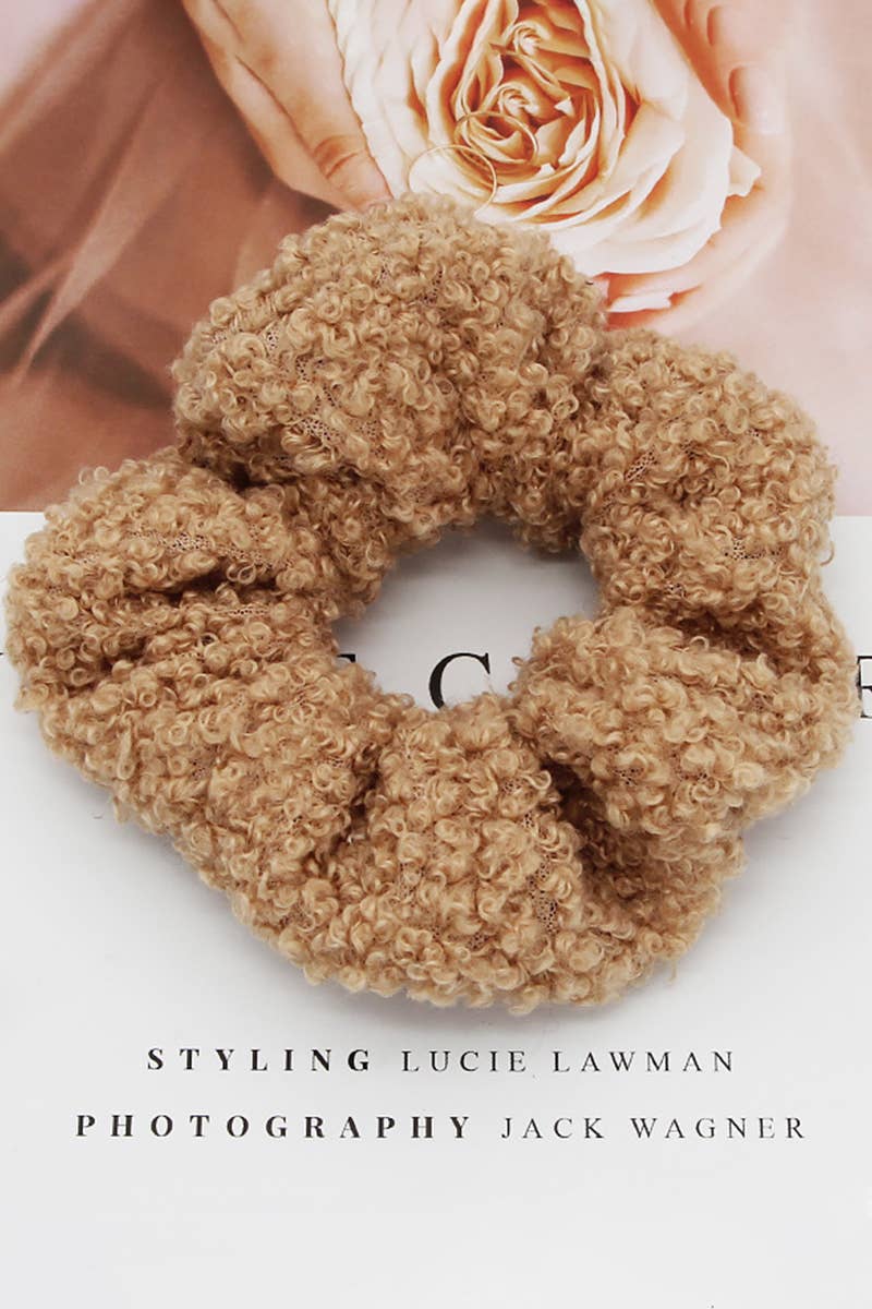 5PCS SOLID COLOR FLUFFY SCRUNCHIE_CWAHA0172