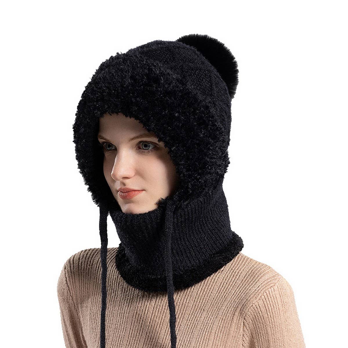 WINTER HAT, MASK, NECK GAITER AND HOOD