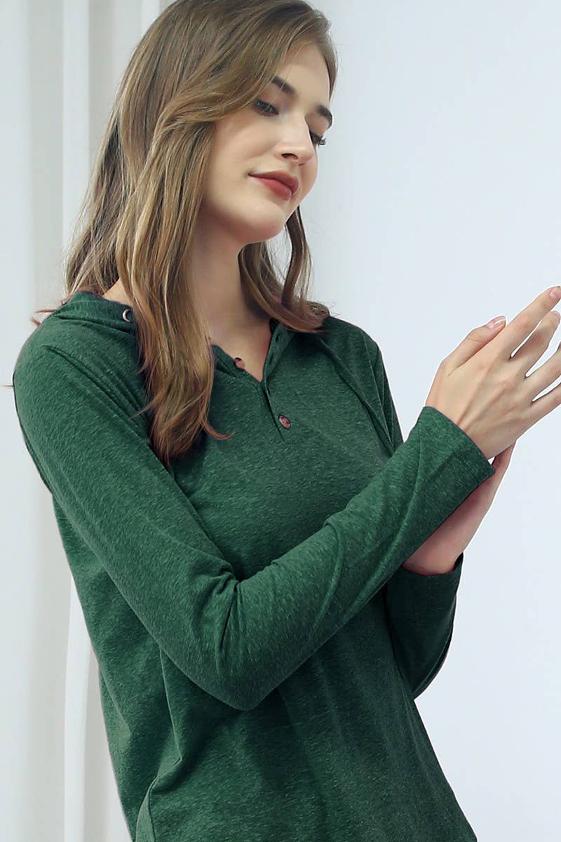 CWTTL1493-S_BUTTON DOWN HENLEY LIGHT WEIGHT HOODIE TOP