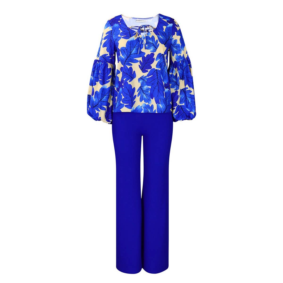 PRINTED TOP AND WIDE-LEG PANTS TWO-PIECE SET_CWSTB1142