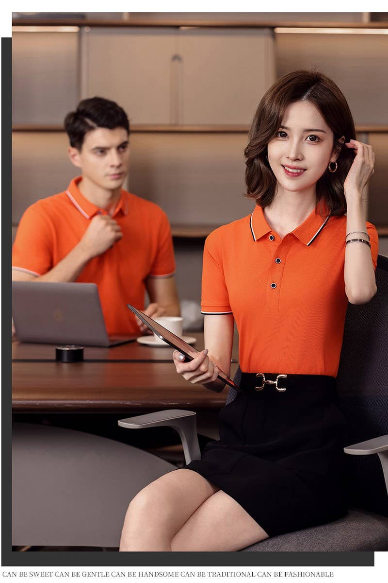 CWTBLS02458_BREATHABLE SHORT SLEEVE CASUAL TEE FOR WOMEN