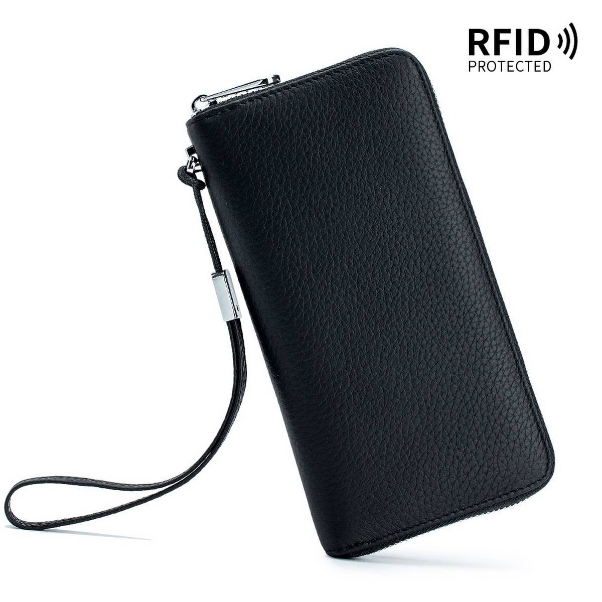 TOP LAYER COWHIDE CLUTCH SOFT LEATHER SIMPLE WALLET_CWAB3708