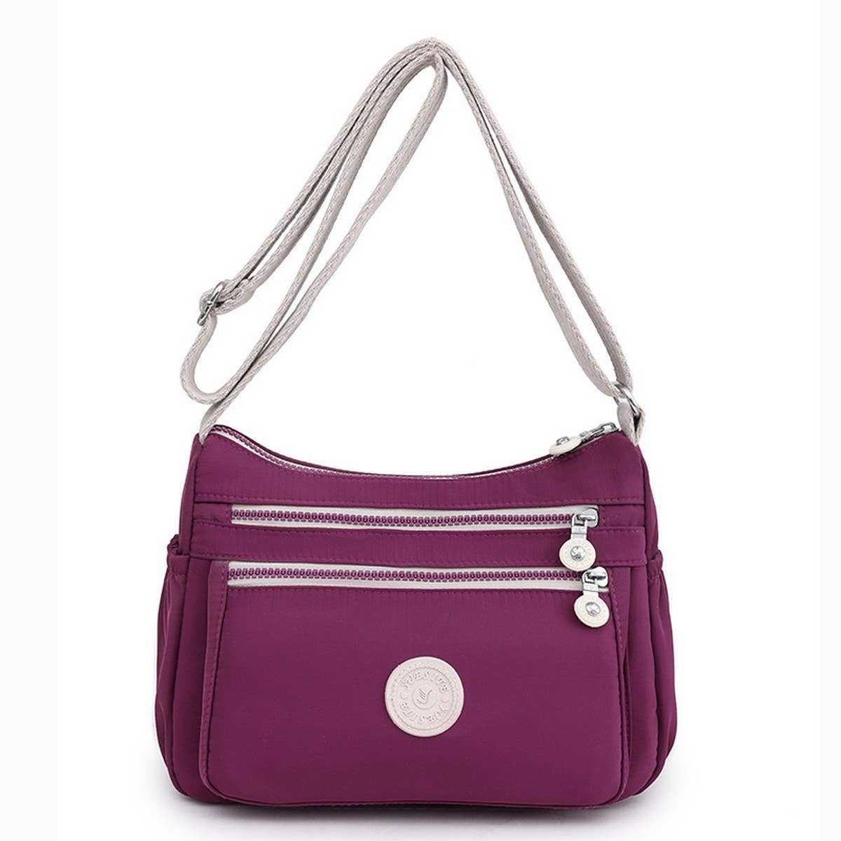 SIMPLE LARGE CAPACITY SHOULDER MESSENGER BAG_CWAB3516