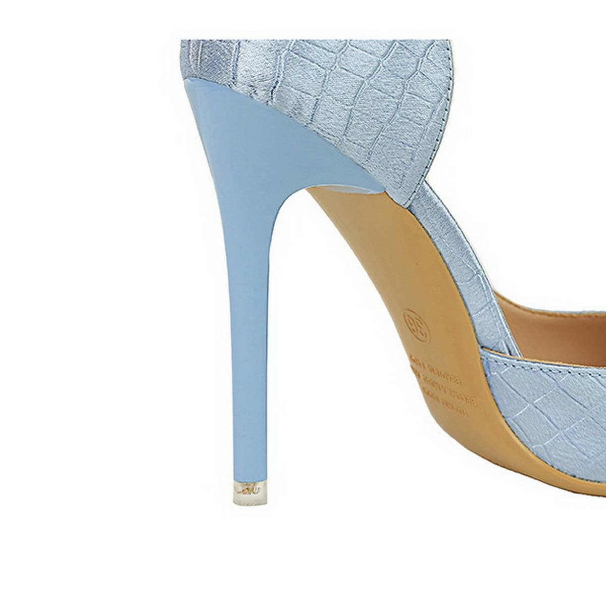 RETRO PATTERN SIDE HOLLOW POINTED TOE HIGH HEELS_CWSHH0112