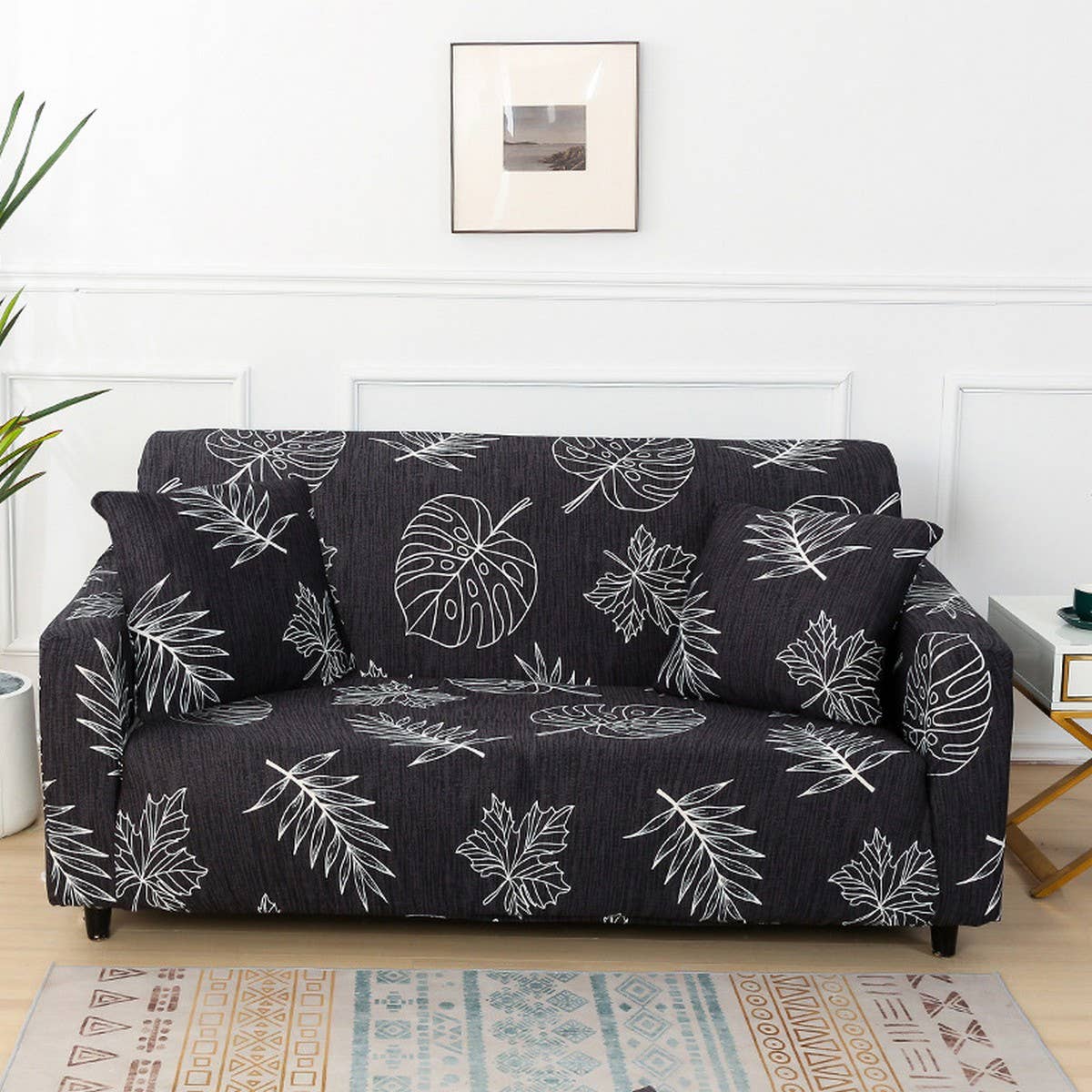 Stretch Sofa Cover, Full Wrap for All Seasons_CWMM8313