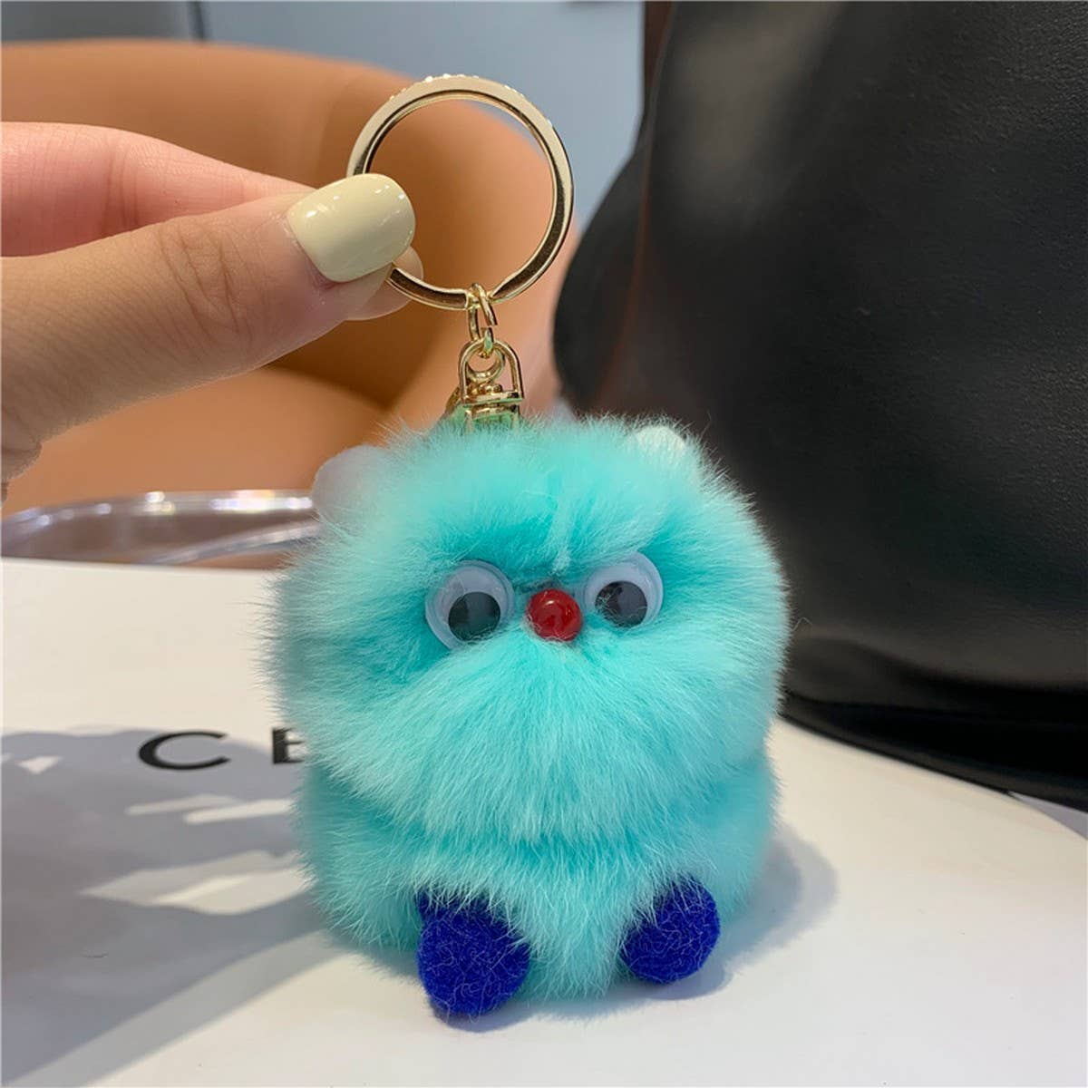 LITTLE MONSTER CAR KEYCHAIN PENDANT ACCESSORIES