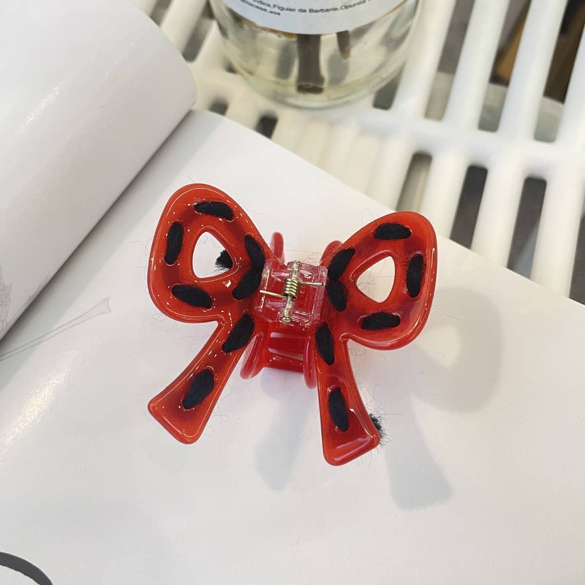 CWAHA1516_CUTE BOW HAIR CLAW CLIP