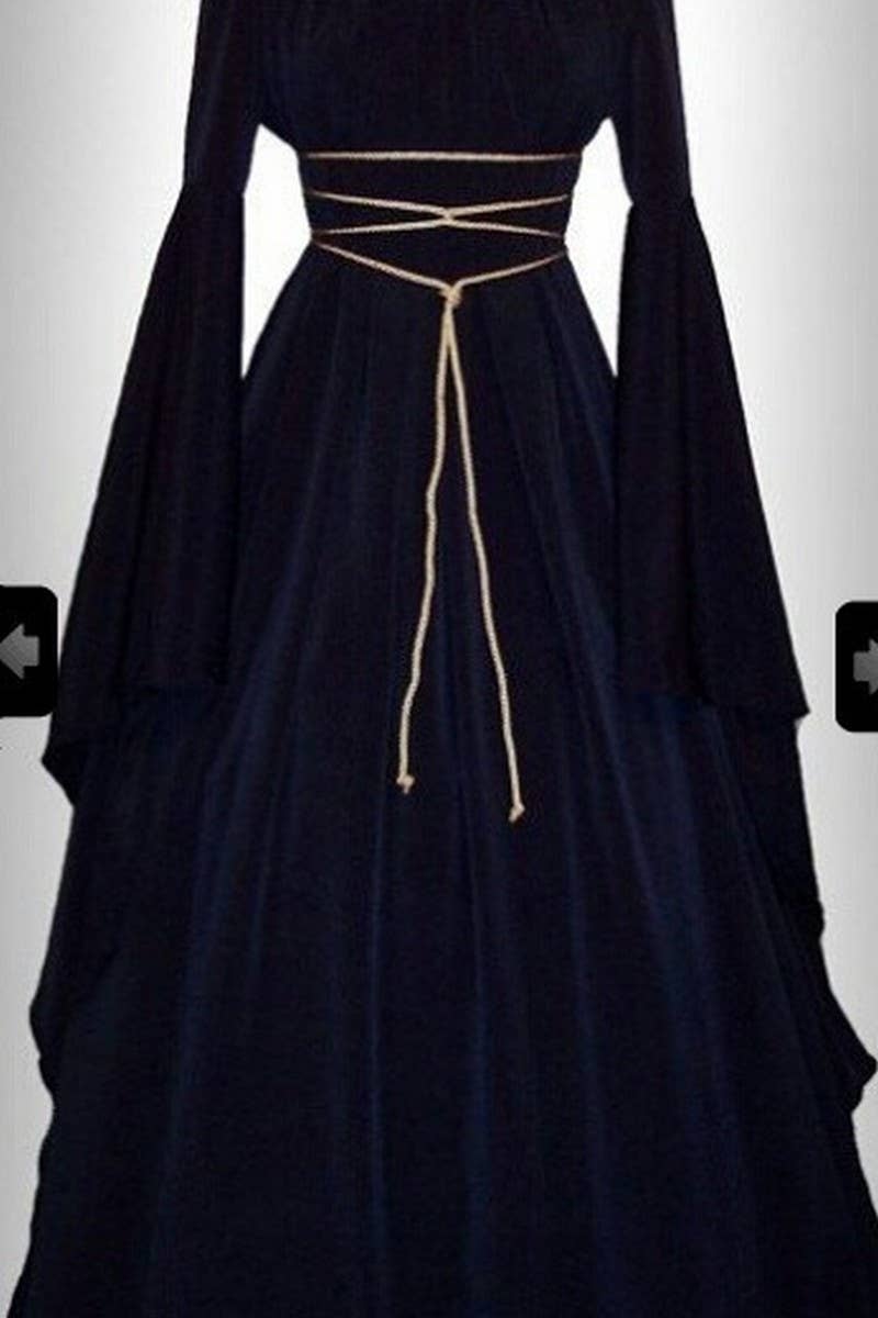 CWDMD01229_HALLOWEEN WIZARD PARTY WITCH COSTUME