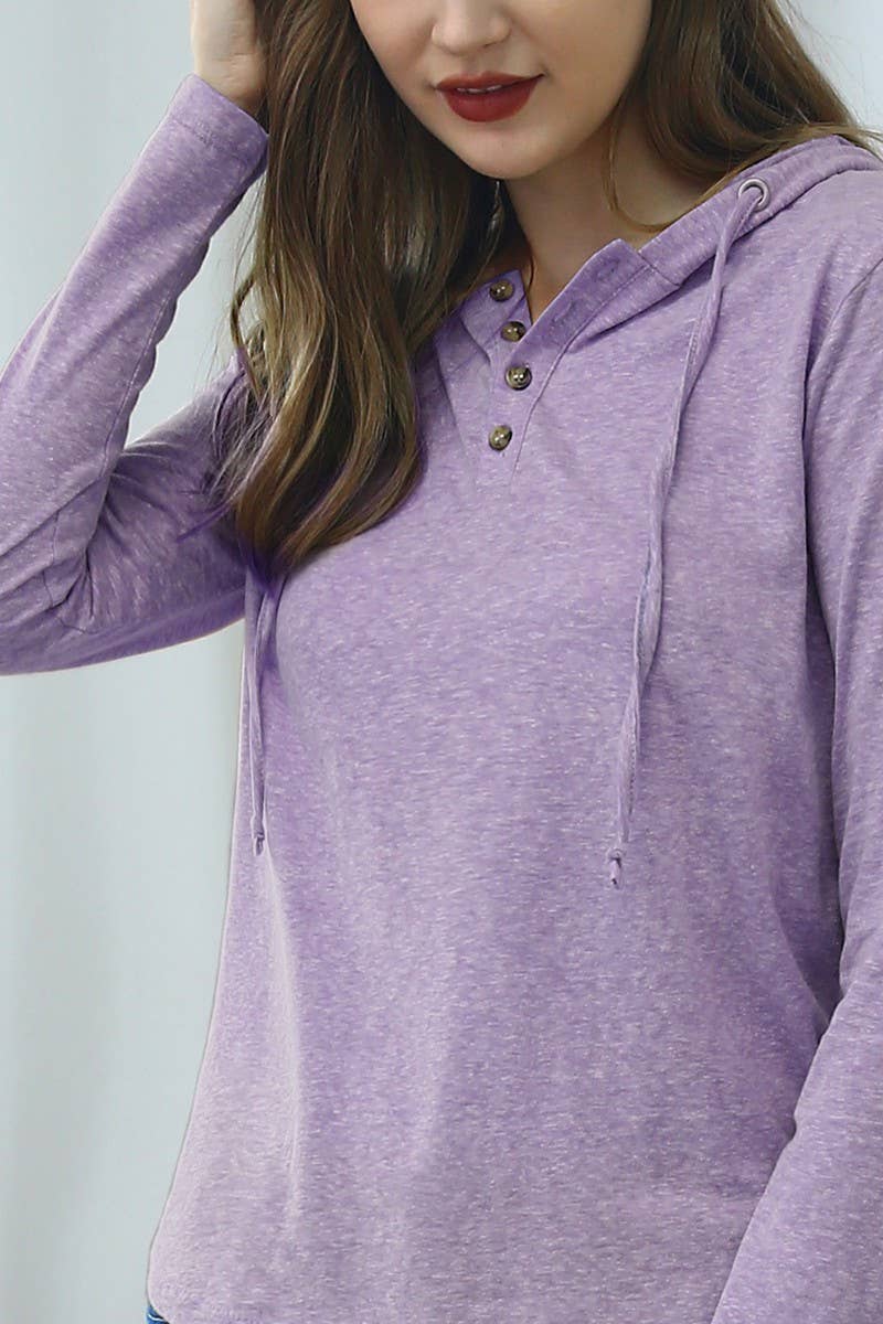 CWTTL1493-S_BUTTON DOWN HENLEY LIGHT WEIGHT HOODIE TOP