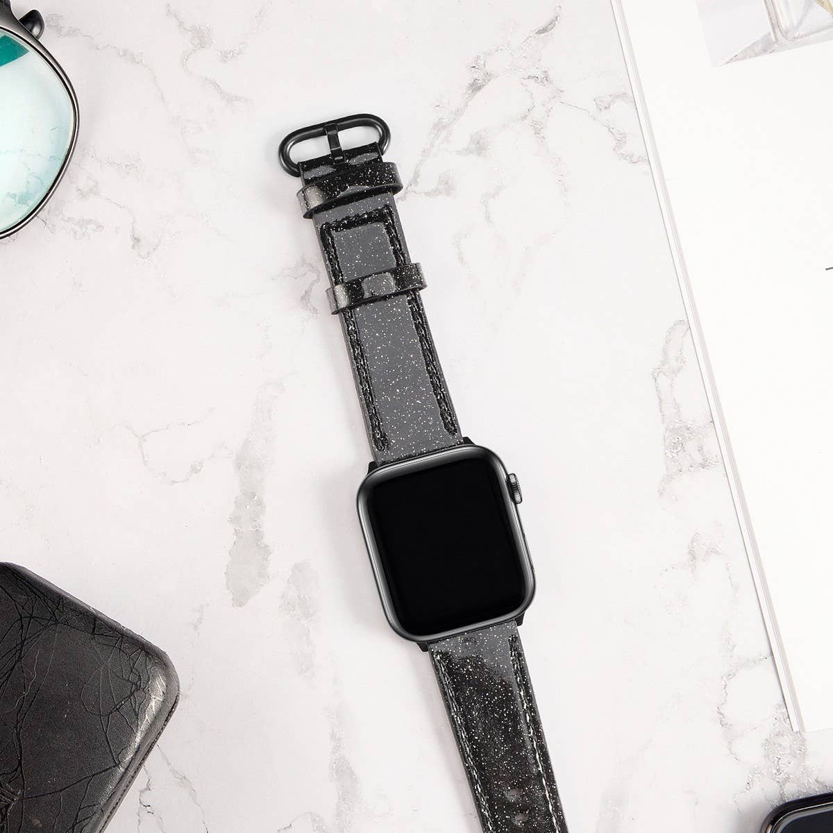 APPLE WATCH/IWATCH GLITTER CLASSIC BUCKLE STRAP_CWWW0082