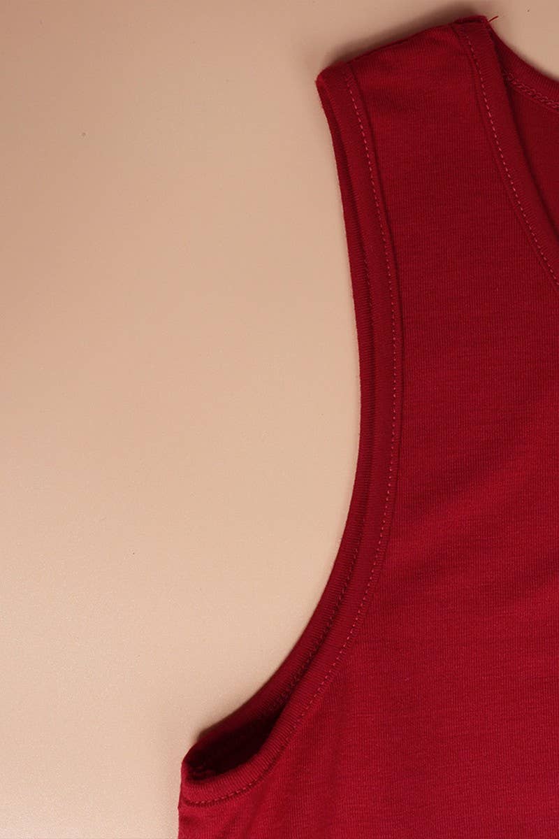 CWDSD4006_SIDE SPLIT DRAWSTRING HIGH-WAISTED SHORT DRESS