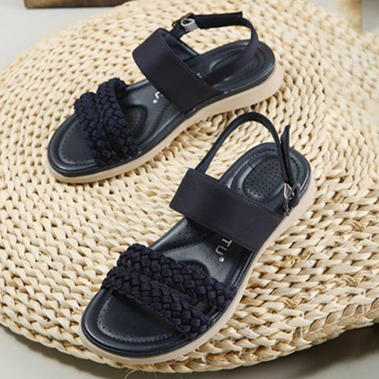 VINTAGE WOVEN COMFORTABLE LIGHTWEIGHT SANDALS