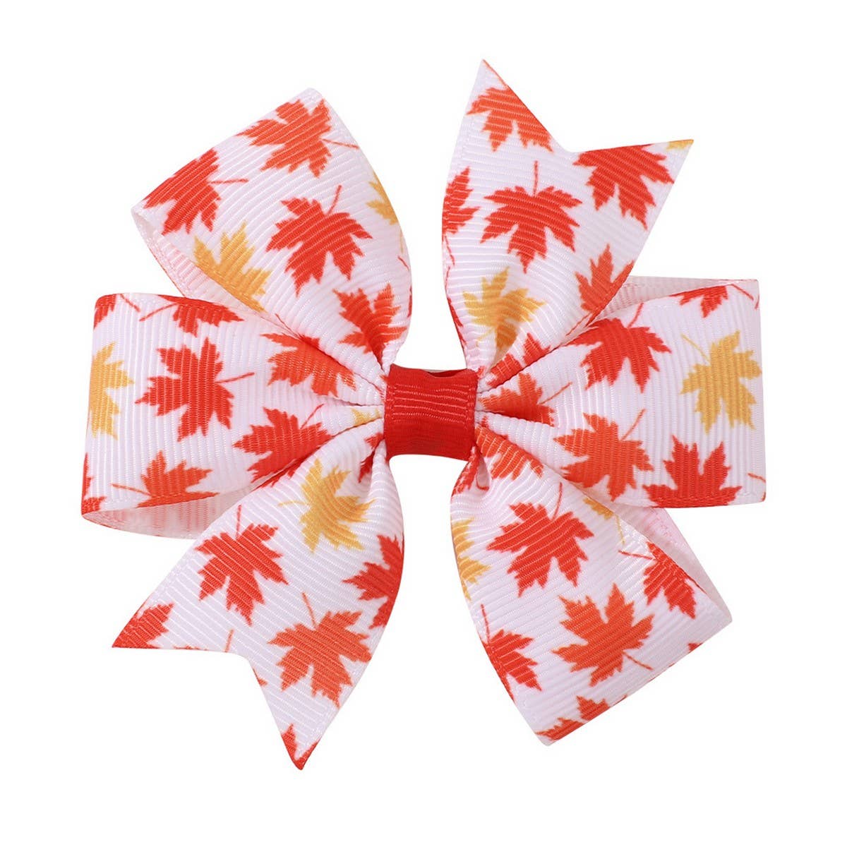 Thanksgiving Turkey Pumpkin Tail Hair Clip