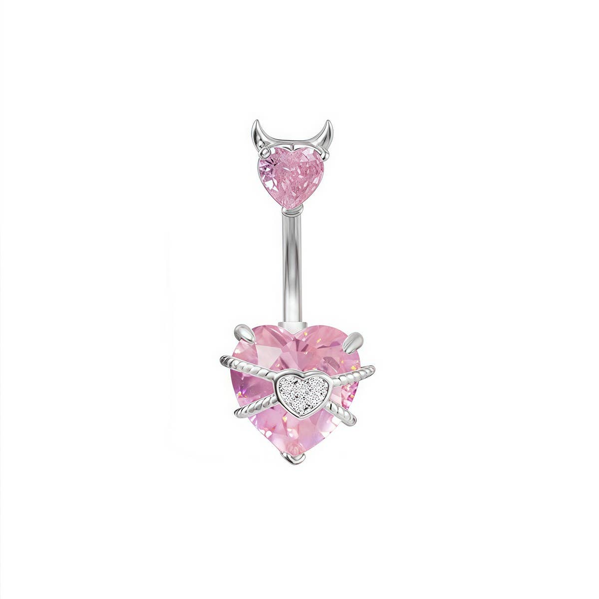 Sweet Stainless Steel Belly Ring Fashion Piercing